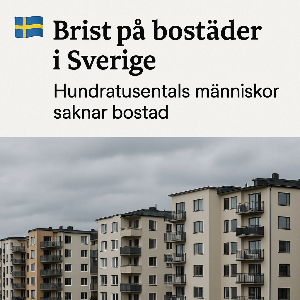 Bostäder Sveriges bostadskris 2025: Ett växande problem och vägar framåt